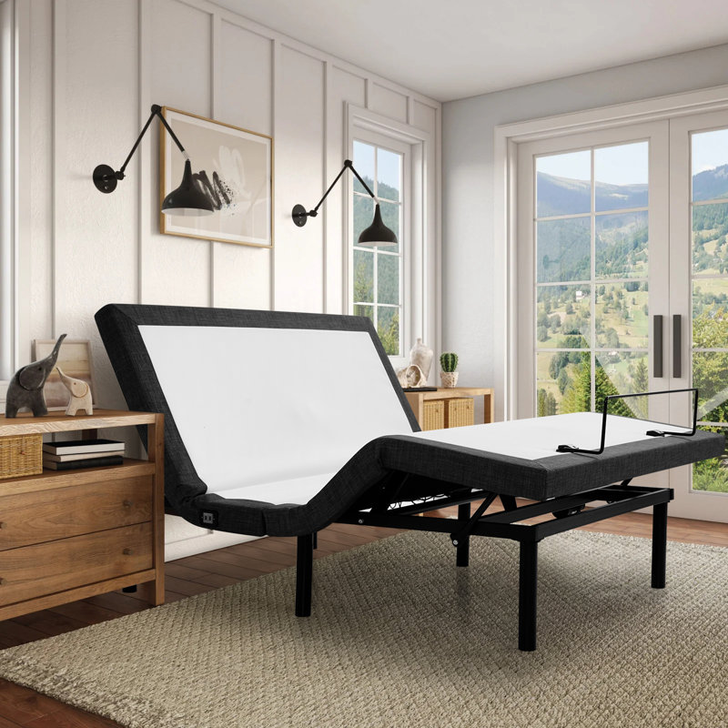 Alwyn Home Adjustable Bed Frame Massaging Zero Gravity Adjustable Beds